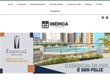 Tablet Screenshot of construtoraiberica.com.br